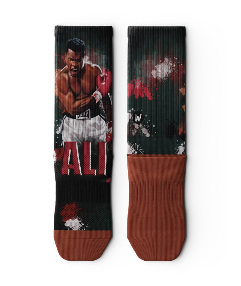 Smokey Colored Muhammad Ali Socks