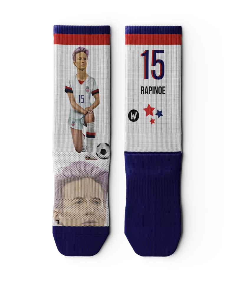 Megan Rapinoe #TAKEAKNEE Socks