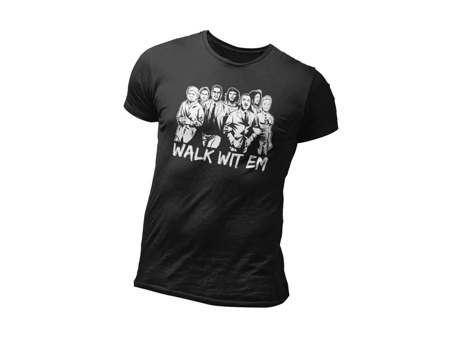 Walk Wit Em Logo Black T-Shirt