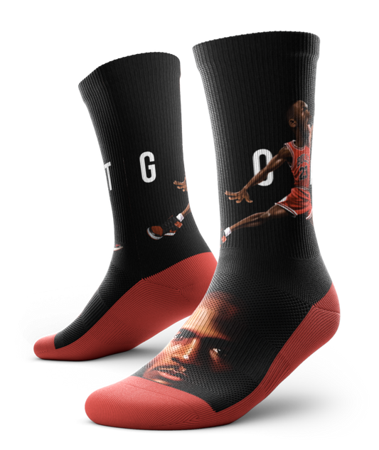 MJ "GOAT" Split Faced Socks