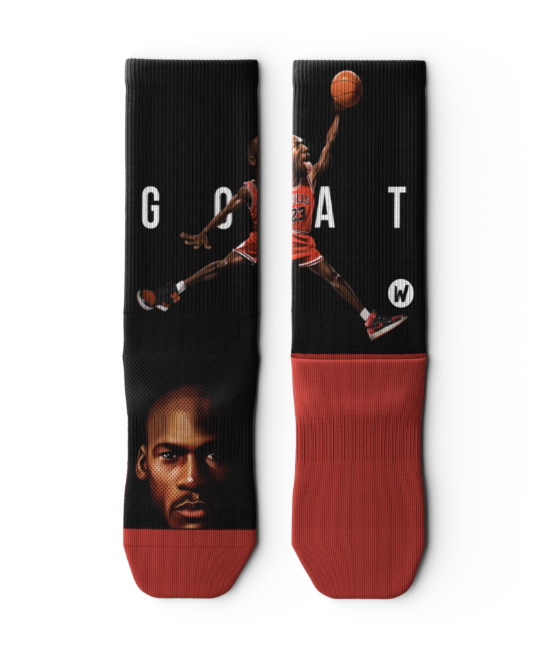 MJ "GOAT" Split Faced Socks