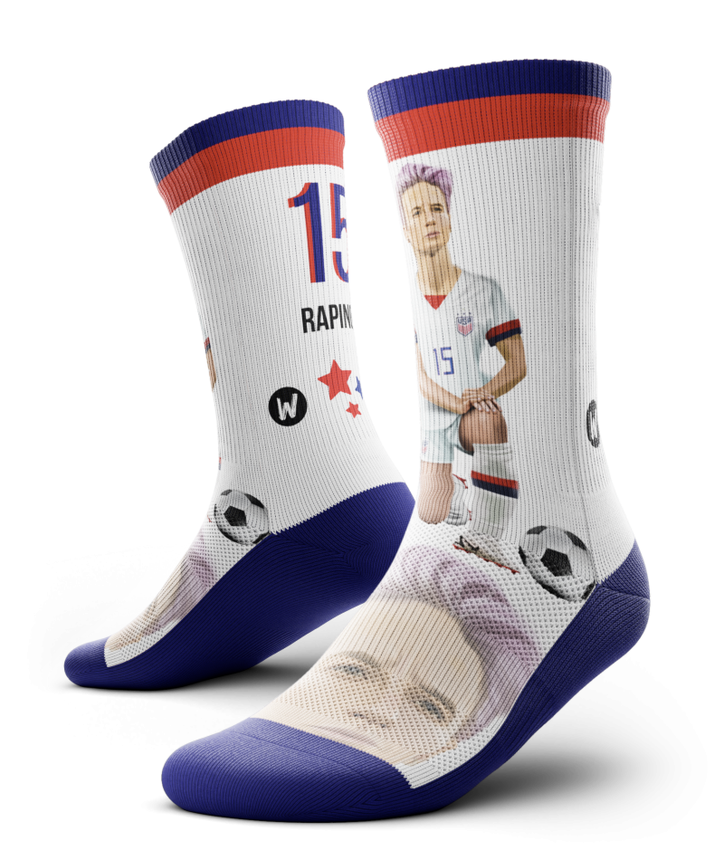 Megan Rapinoe #TAKEAKNEE Socks