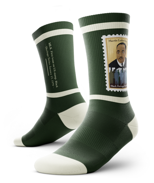 MLK 1979 Stamp Socks