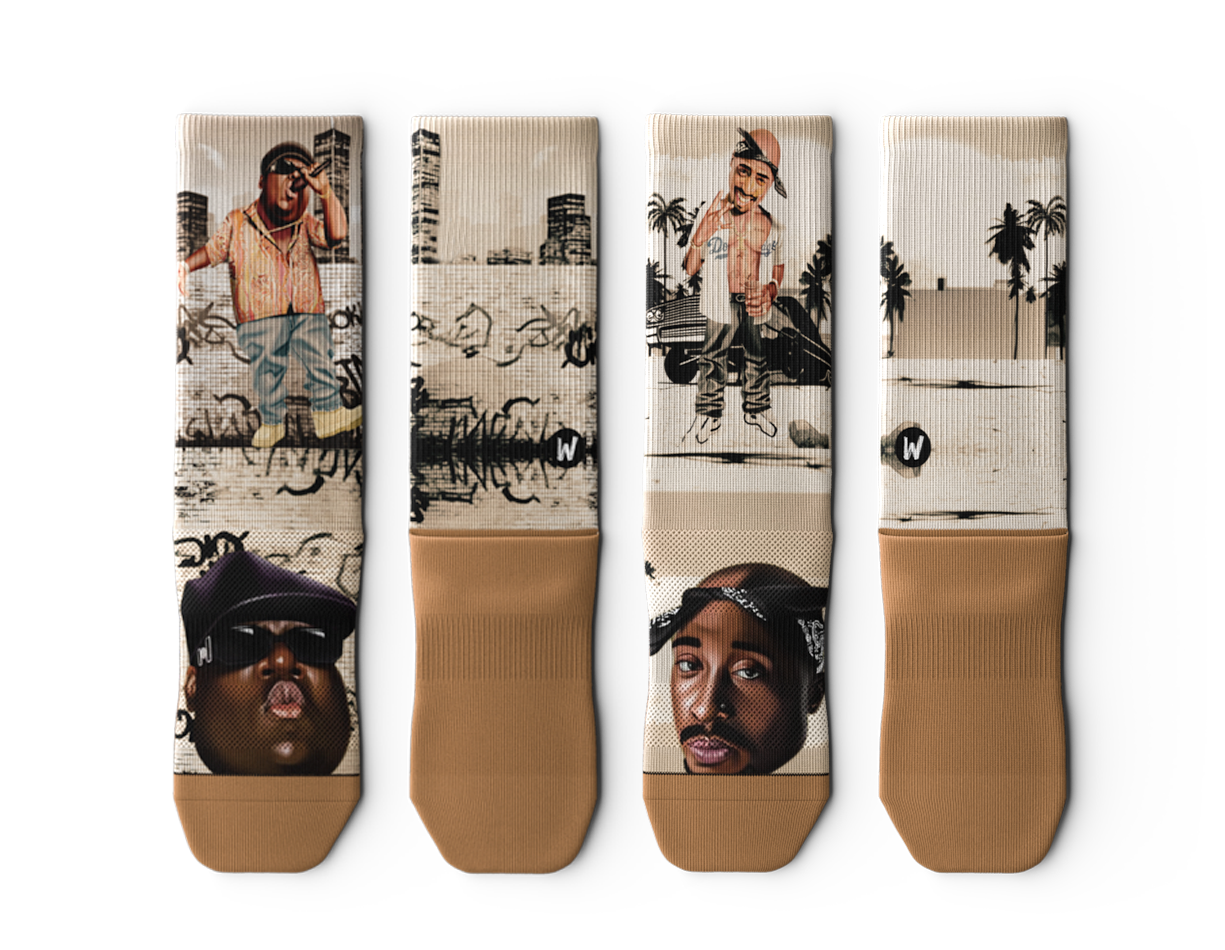 Pac and Big "Coast Connect" Socks