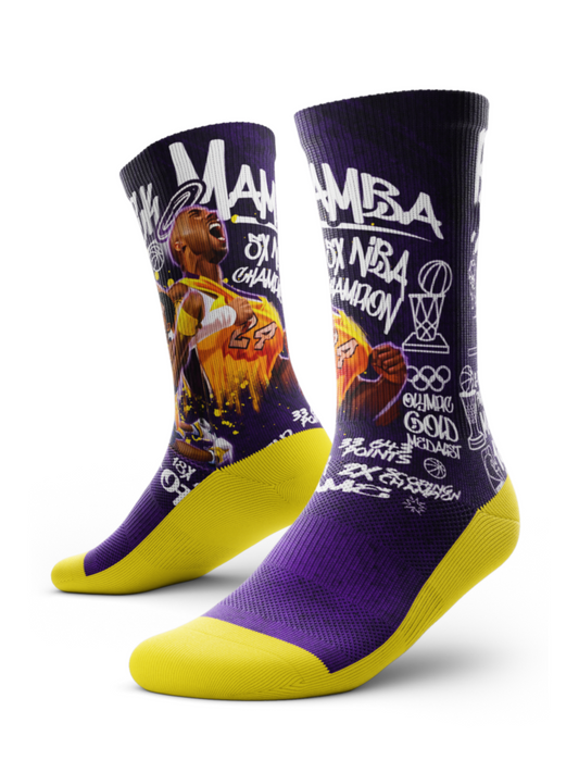 Kobe Bryant "Legacy" Split Faced Socks