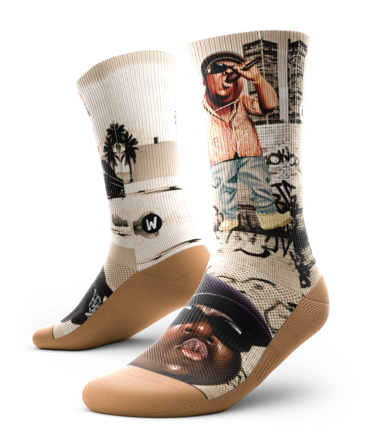 Pac and Big "Coast Connect" Socks