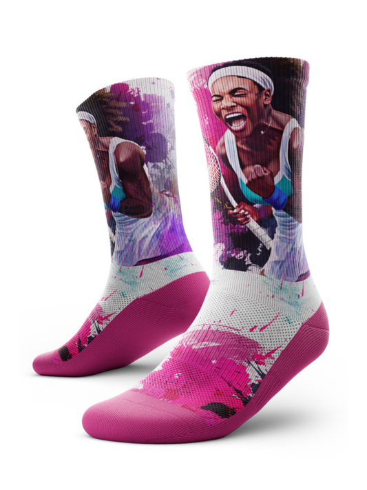 Serena Williams "Victoriously Pink" Socks